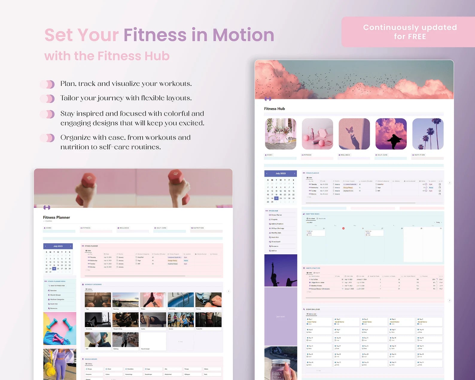 Wellness Notion Template