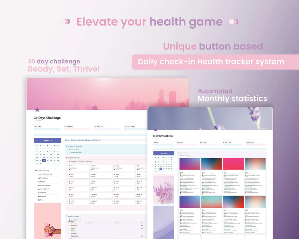 Wellness Notion Template