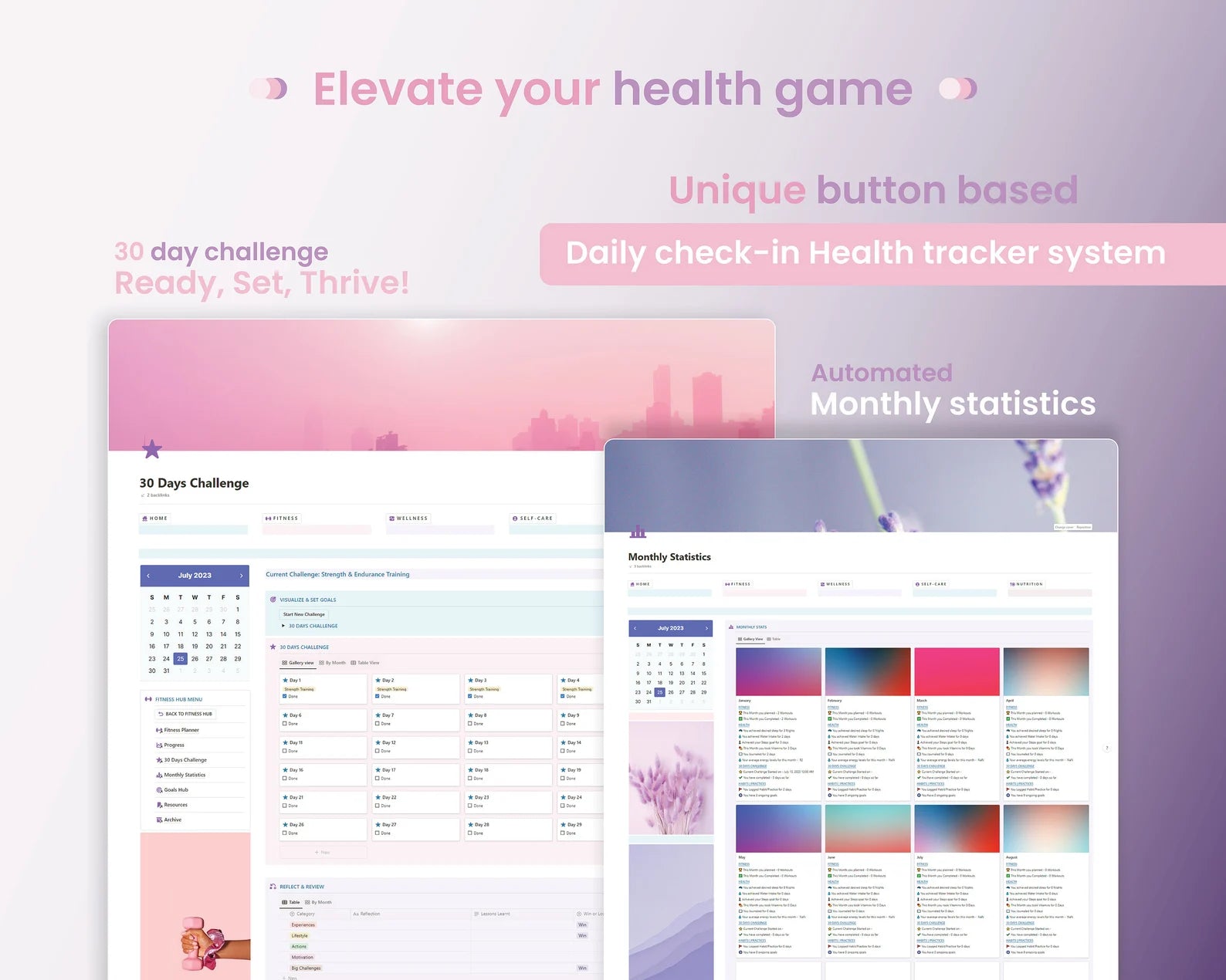 Wellness Notion Template