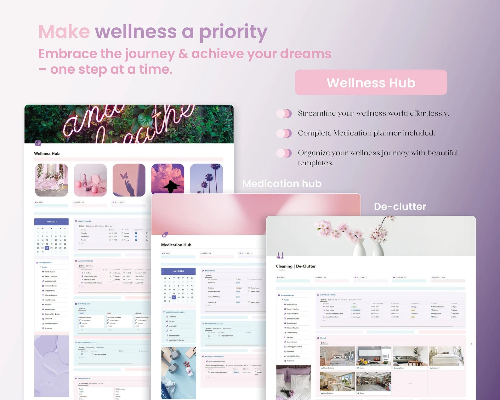 Wellness Notion Template