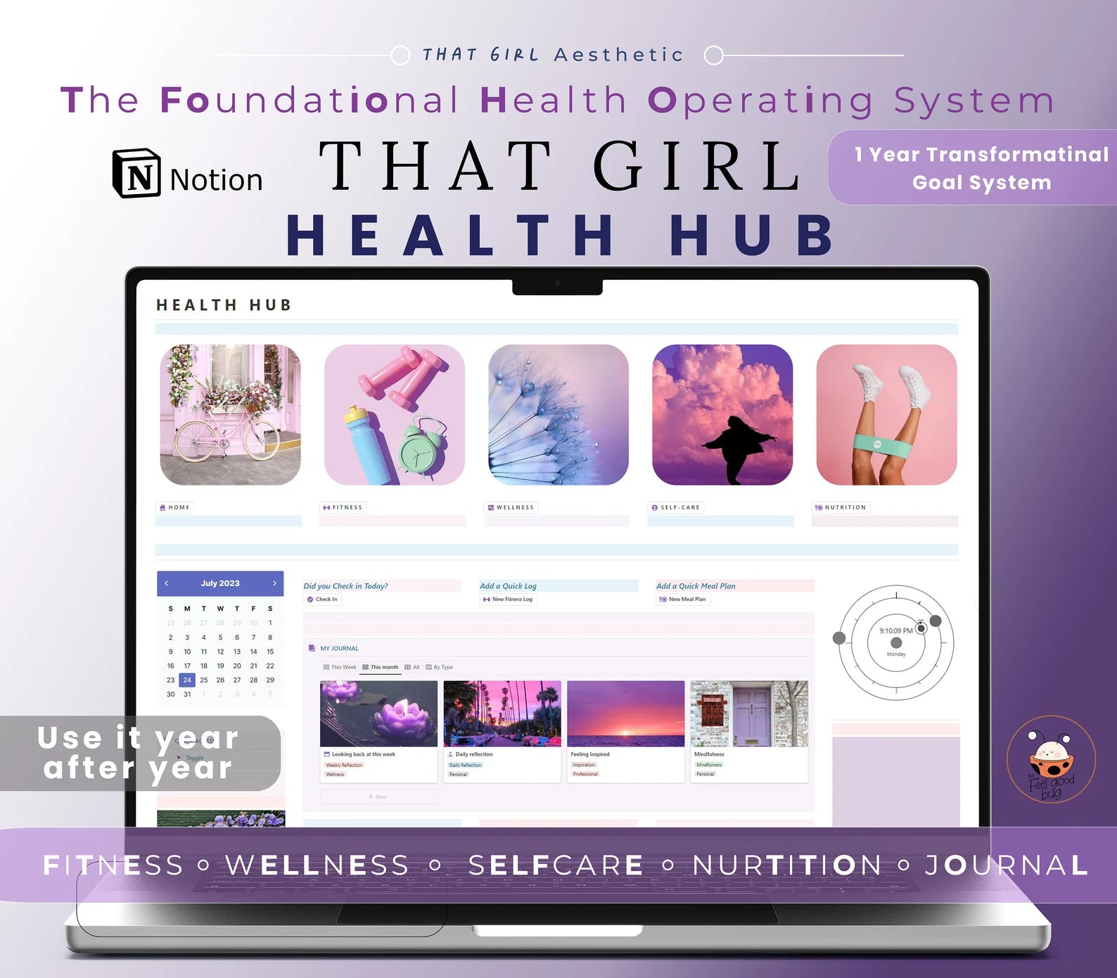 Wellness Notion Template