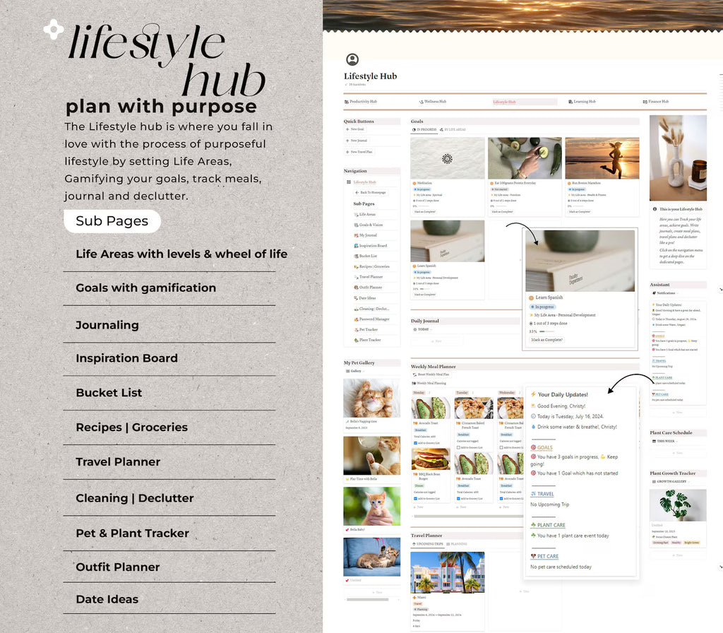 Notion Advanced Life Planner All in One