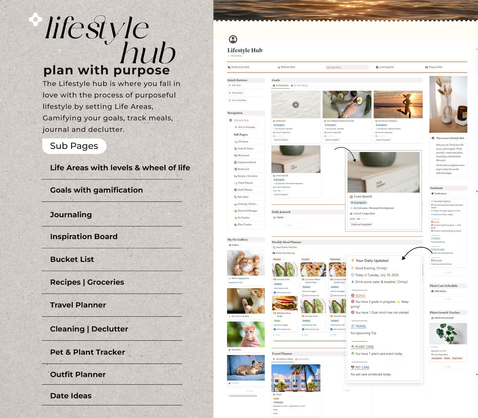 Notion Advanced Life Planner All in One