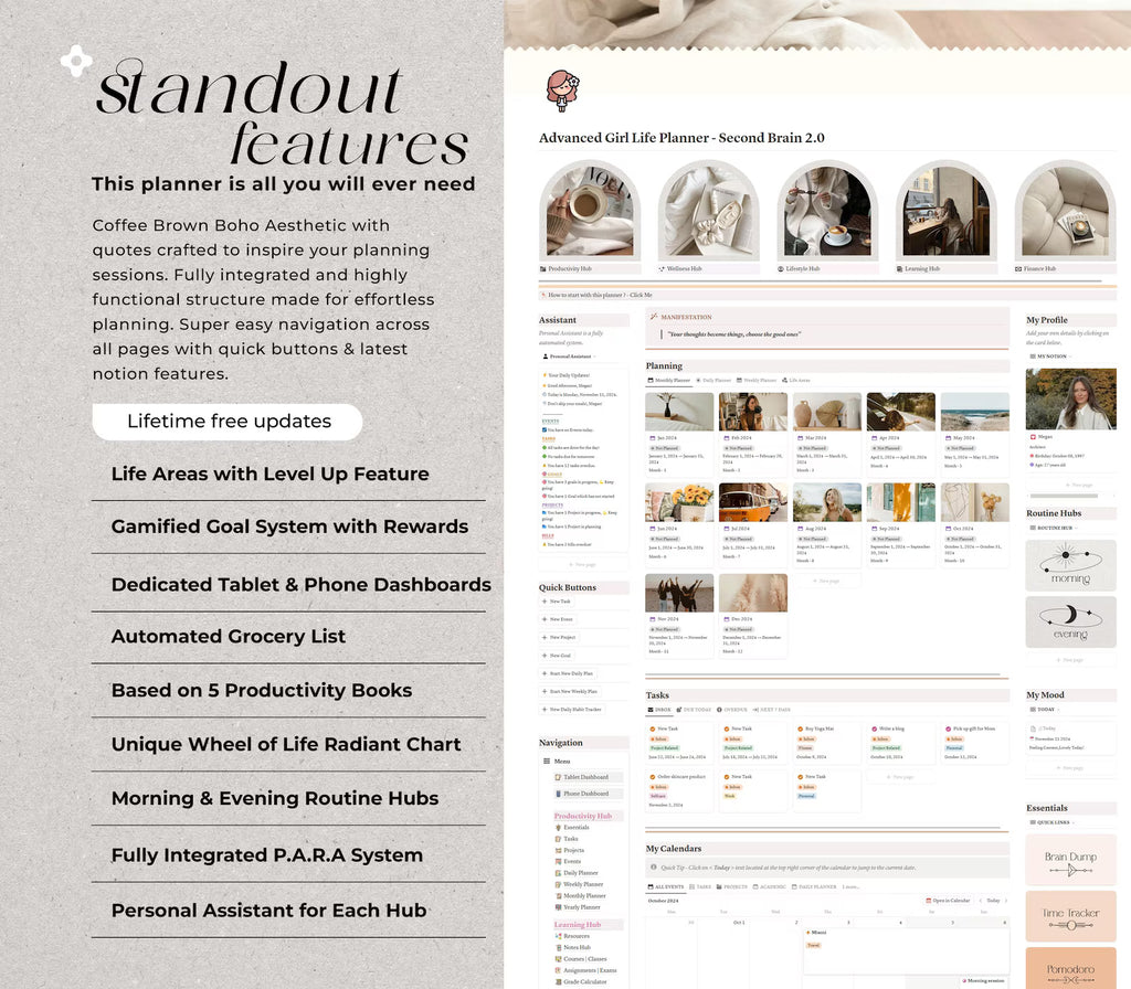 Notion Advanced Life Planner All in One