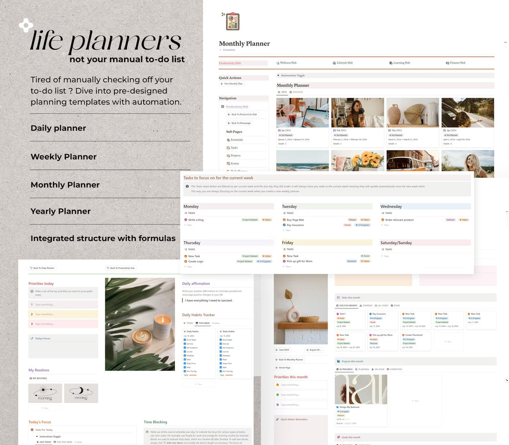 Notion Advanced Life Planner All in One