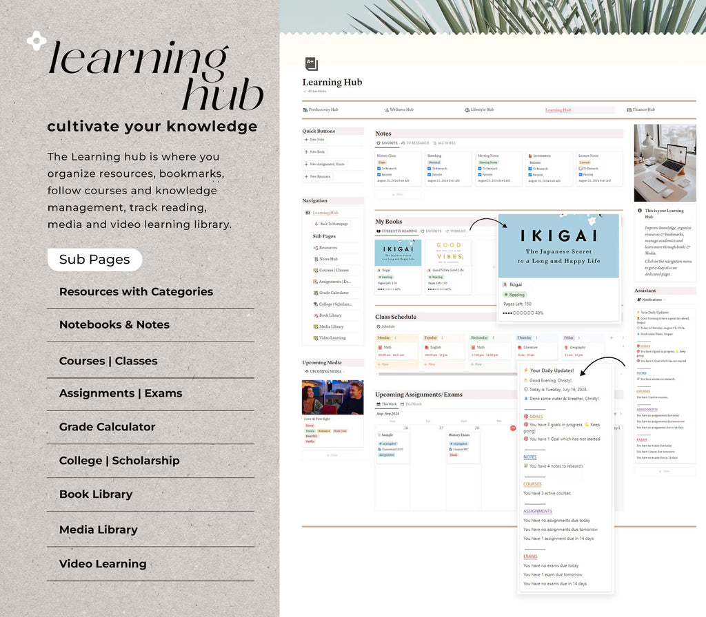 Notion Advanced Life Planner All in One