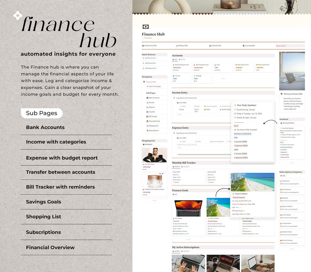 Notion Advanced Life Planner All in One