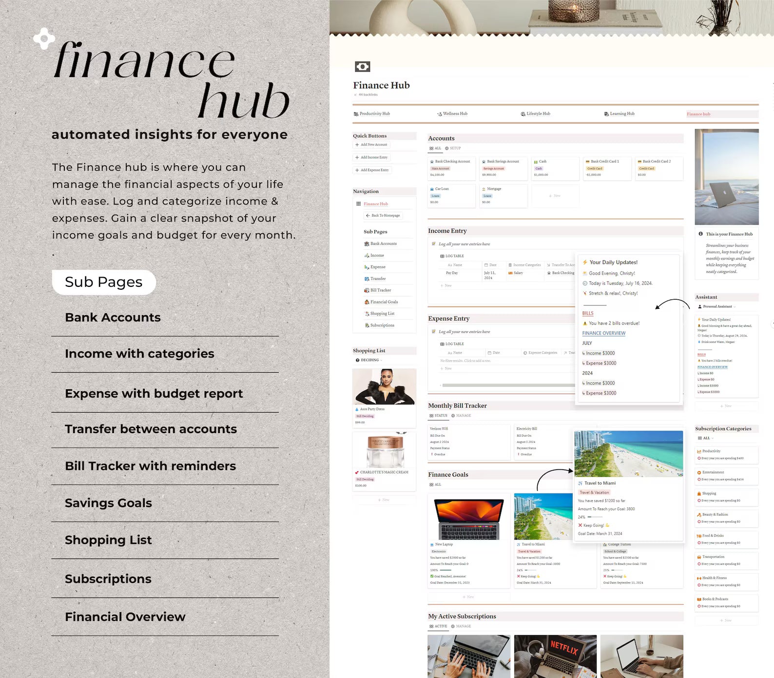Notion Advanced Life Planner All in One