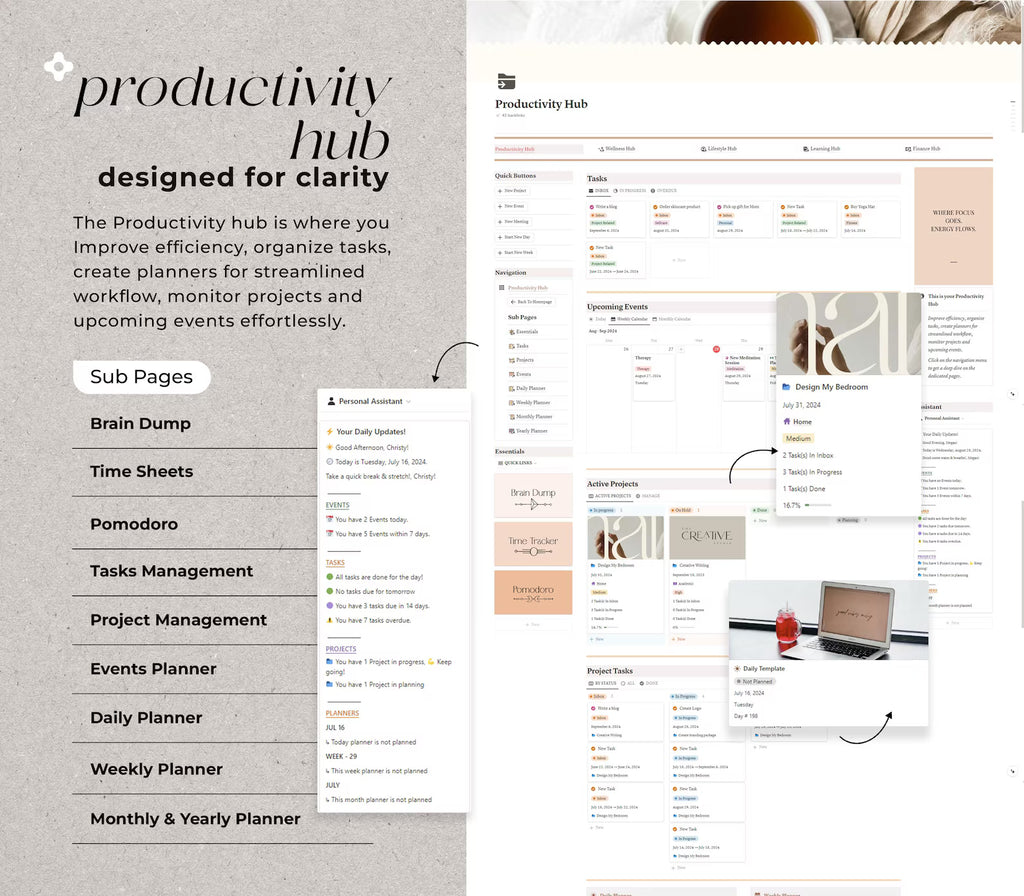Notion Advanced Life Planner All in One